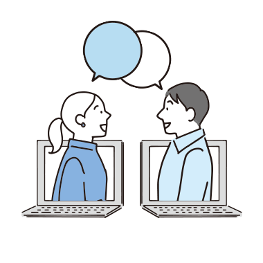 Image of a person interviewing